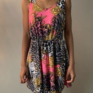 Dress with open back